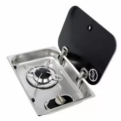 Navy Load NL.21000 Single Burner Hob With Glass Cover