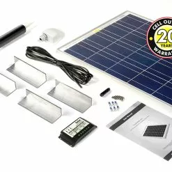 PV Logic 100w Motorhome Caravan Camper Solar Panel Kit Complete