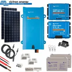 Victron Energy Victron 350 Watt Solar Panel Kit With MPPT Controller, MultiPlus And DC-DC Charger