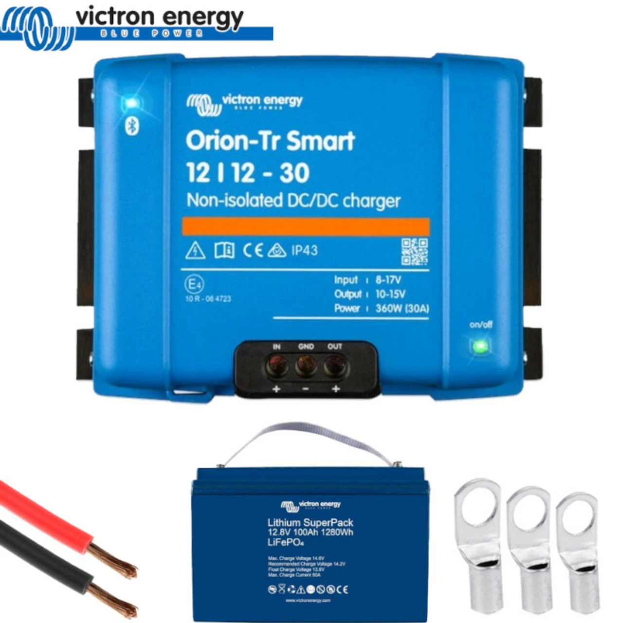 Victron Energy Victron Orion-Tr Smart DC To DC Charger Kit With Lithium Battery