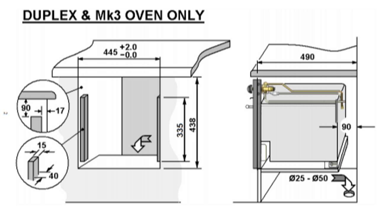 Thetford Spinflo Duplex Caravan And Motorhome Oven Grill - Image 3