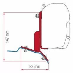 Fiamma Ford Custom Van Bracket Kit For F45s Awning 2.6m