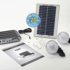 HUBi 2K Power And Lighting System Caravan Solar Hub Kit