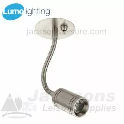 Lumo LED01 FlexNeck 1.0W Flexible Caravan Spot Light