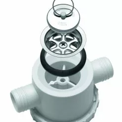 Dometic-Smev AC557 Siphon Dual Angled Caravan Waste Water Fitting