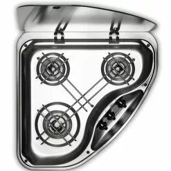 Dometic-Smev PI9003 Triangular Caravan 3 Burner Hob