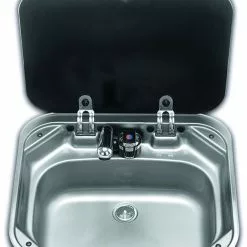 Dometic-Smev 8005 Caravan Motorhome Sink Unit With Glass Lid
